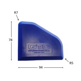 Silicone Spatula Blue 94mm x 78mm