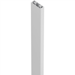 Aluminium Slat Screen Kit - White colour, 1800mm high x 3000mm wide, Slat fence panel