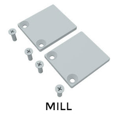 Aluminium Slat Screen Kit - Mill Finish, 1800mm high x 3000mm wide, Slat fence panel