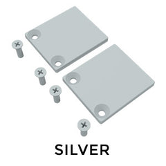Aluminium Slat Screen Kit - Silver colour, 1800mm high x 3000mm wide, Slat fence panel