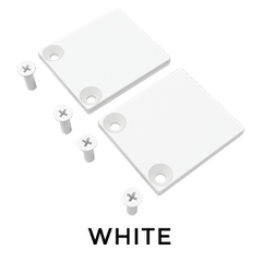 Aluminium Slat Screen Kit - White colour, 1800mm high x 3000mm wide, Slat fence panel