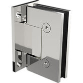 Zurich wall to glass hinge SQUARE EDGE - Chrome