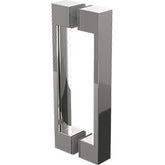 Zurich Square D handle - 180mm long - Chrome