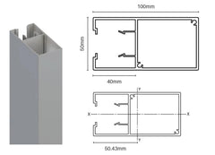 Aluminium BATTEN EXTRUSIONS - Battens, Choose of sizes and colours.