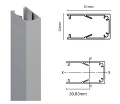 Aluminium BATTEN EXTRUSIONS - Battens, Choose of sizes and colours.