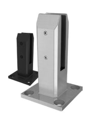 Pool Fence Spigot Madrid, Base plated square spigot, with domical cover.