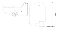 Polaris square or round post plates 125 series - SS2205