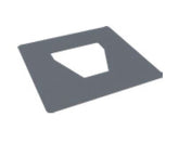 Aluminium 135 Degrees dress ring, for pool fence post.