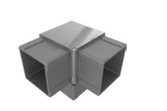 90 Degrees T rail joiner for 50mm stainless steel square tube