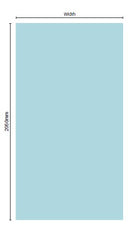 10mm Toughened clear, RETURN/FIXED PANELS SHOWER SCREEN GLASS