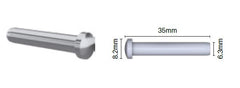 Dome head terminal 3.2mm Stainless Steel 316 - Image 1
