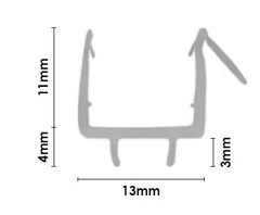 3mm PVC under door water seal