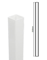 127mmX 127mm Full post 'No slot holes ' - Full privacy, PVC fence post, 7 year Warranty
