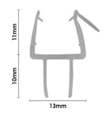 9mm PVC under door water seal