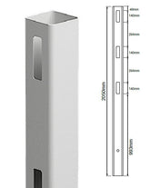 127MM X 127MM 1 way post - 3 Rail Hampton Fencing Post, 7 Year Warranty