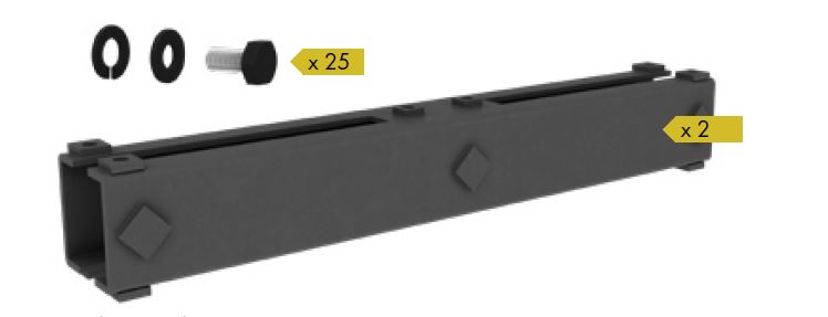 Joiner Kit 2 PACK for Zeus sliding gate - Image 1