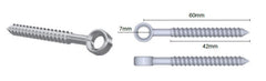 Lag eye screw M6 Stainless Steel 316 - Image 1