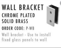 Chrome 10mm Frameless Sliding Shower Screen, Highest Quality, Up to 1940mm wide, Polished Silver - Channel Fit