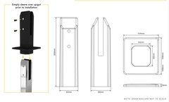 Pool fence spigot, doesn't require earthing. Core drill or base plated fixing type - Image 4