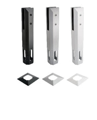 No Earthing required, 280mm Core Drill Insulated Spigot - White, Silver, Black Insulated Cover ring included