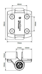 TruClose gate hinge pair 2 ALIGNMENT LEGS