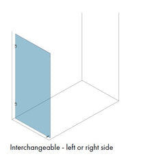 STAL MODULAR GLASS PANELS - RETURN PANELS, Frameless slidig shower screen return panel