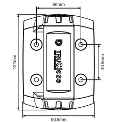 White Lokk latch deluxe & TruClose heavy duty hinge pair HINGE & LATCH KIT