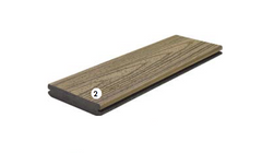 Trex Groove Board, Composite deck board, 95% recycled. 25 year warranty