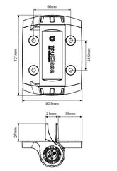 TruClose gate hinge pair Heavy duty 2 ALIGNMENT LEGS