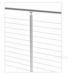 NO DRILL HOLES 50x10mmintermediate post - Image 2