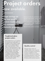 Glass, Custom Project Orders, Any Glass, Toughened, Laminated, Get a Quote