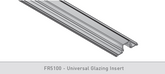 SG1 - HANDRAIL & ACCESSORIES - Balustrade Top Rail Glazing Insert - 6000mm Length - Image 1