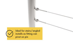 Fork terminal Fork Terminal SS316 M5 X 3.2 Wire Rope Balustrade Fixings