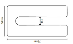 Horseshoe Packers - 20 PACK for Deck Jack system