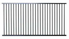 Aluminium tubular pool fence flat top, certified, CHOICE OF SIZES and gates