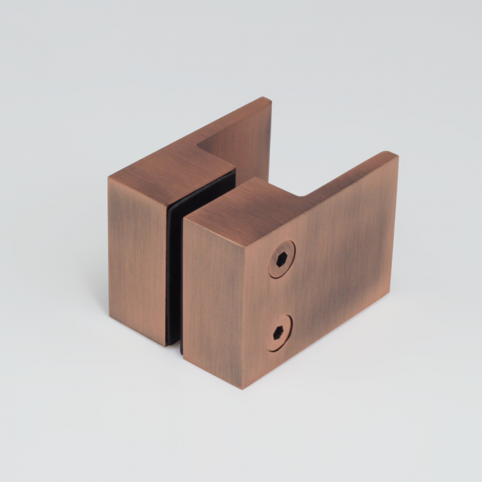 SQUARE SHOWER KNOB HANDLE ANTIQUE BRONZE - Image 1