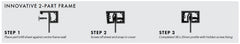 Premium Perf Balustrade - 38x25mm - FRAME KIT - Image 4