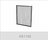 Homesafe Flat Top Aluminium Pool Gate - 970 x 1200mm IRONSTONE