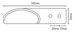 Aluminium Offset Handrail Bracket - 2 Pack - 1 x Left & 1 x Right - Image 5