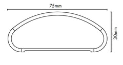 Oval End Cap - Suits Oval Handrail - Image 5
