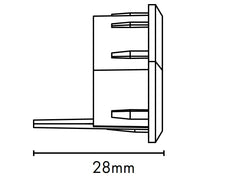 Oval End Cap - Suits Oval Handrail