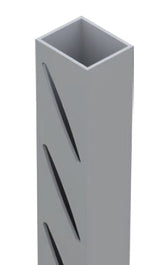 LEFT slotted gate side frame 60mm x 50mm NIL SPACING 5800MM LONG