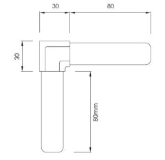 NANORAIL 25X21MM,90 Degrees JOINER 316 STAINLESS STEEL