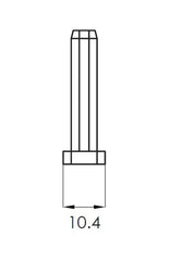SOLO 50x10mm, END CAP