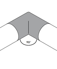 MOD 50 - ROUND90 Degrees JOINER 316 STAINLESS STEEL