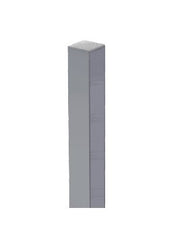 Stainless Steel 50 x 50mm heavy duty pool fence posts - 2mm wall thickness -