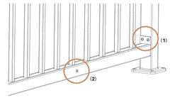 12g x 25mm - Panhead Screw with Square Drive Head - Pack of 50