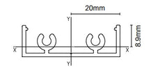 Centre support rail 5800MM LONG