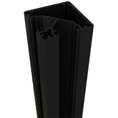 90 Degrees corner post - Aluminium semi frameless pool fencing / balustrade post
