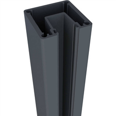 One Way - Aluminium semi frameless pool fencing / balustrade post